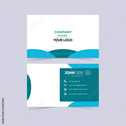 Vector Modern Creative and Clean Business Card Template