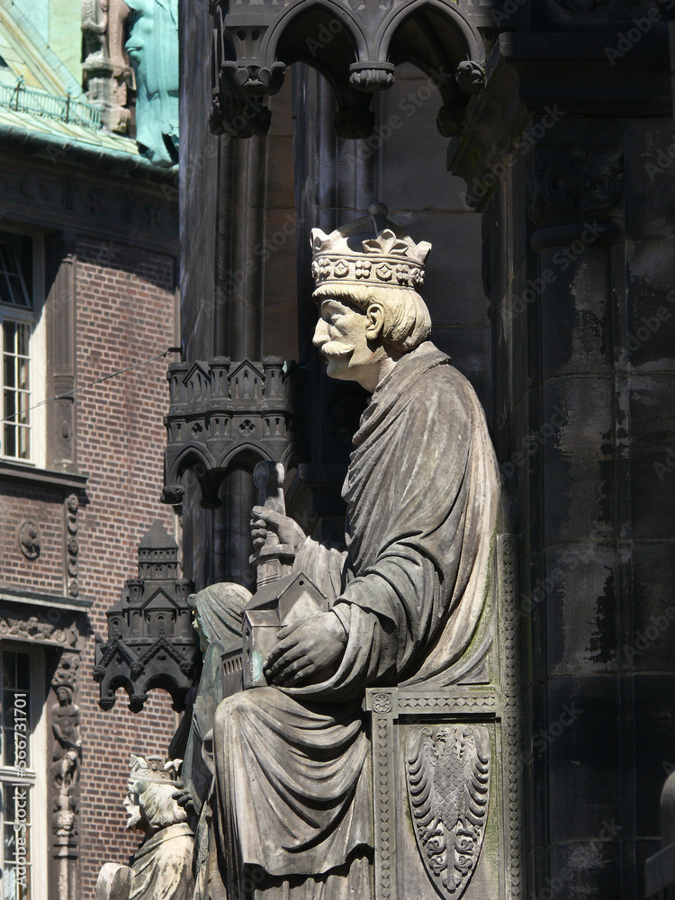 Naklejka premium Figur am Bremer Dom