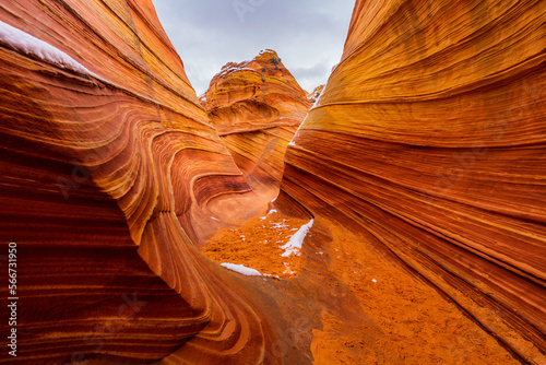 Slika na platnu The Wave Slot at the Kanab, Utah