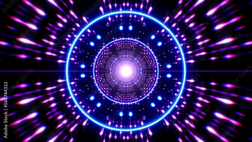 Retro space vj neon light for music event Retro space vj neon light for music event