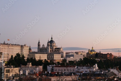View of buildings in Madrid Downtown © Ennis