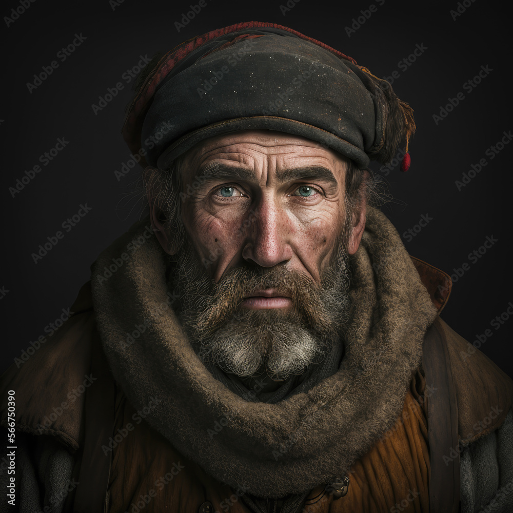 Russian Worker Portrait Russian Worker Portrait