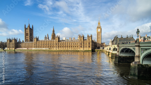 London houses of parliament Big ben clock Elizabeth tower Westminster Bridge