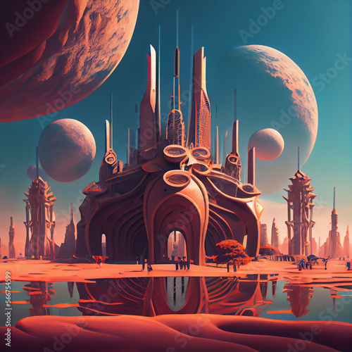 another planet city trisolaris world