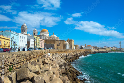 view of the bay of Cadiz 