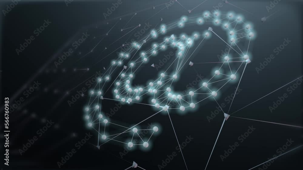  Símbolo de Internet en la web oscura o profunda. Ilustración 3d de la tecnología de internet.