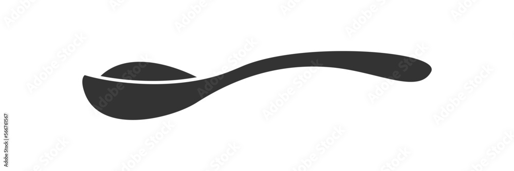 Spoon with sugar, salt, flour or other ingredient icon Spoon with sugar, salt, flour or other ingredient icon