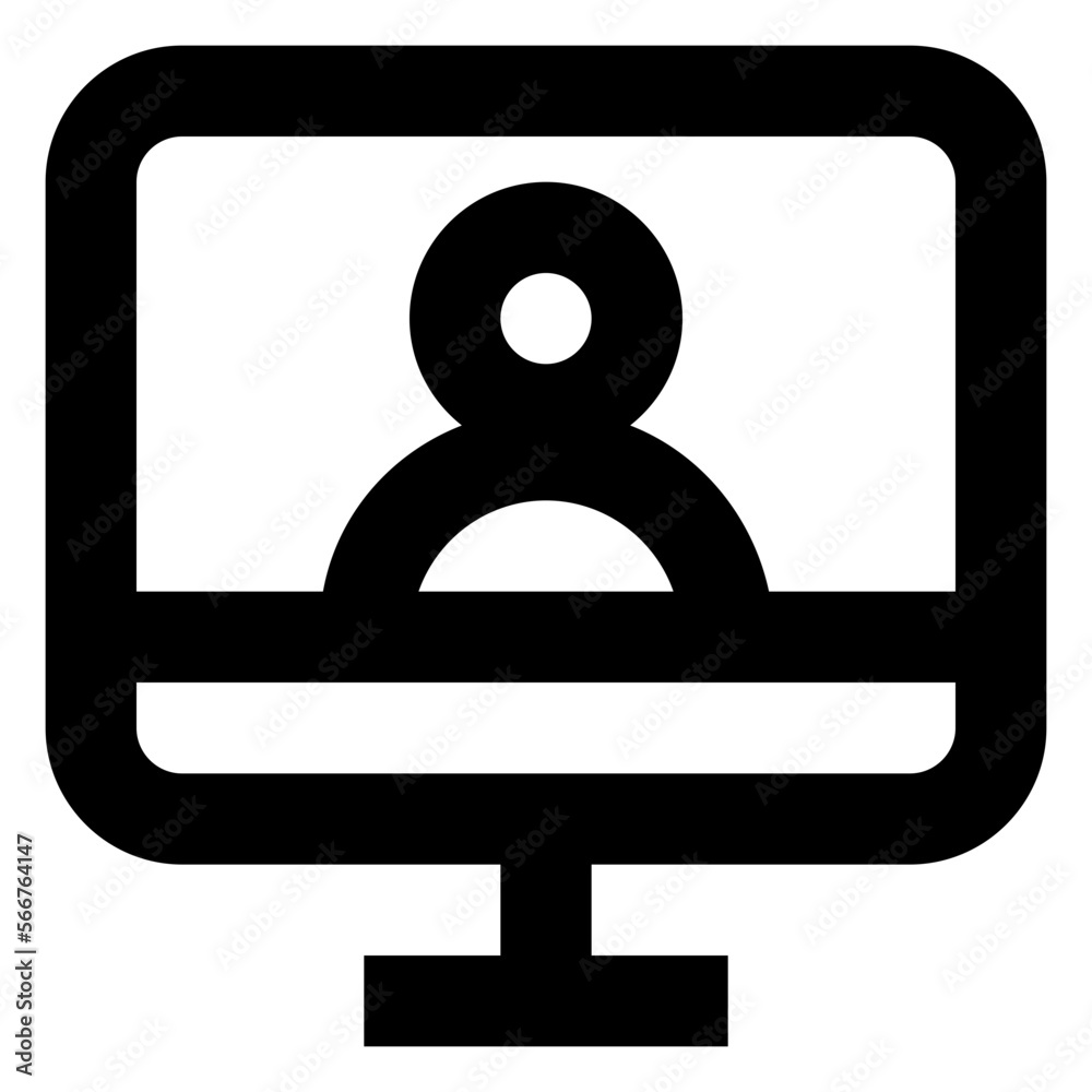 Video Call line icon Video Call line icon