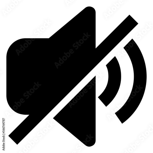 Mute glyph icon