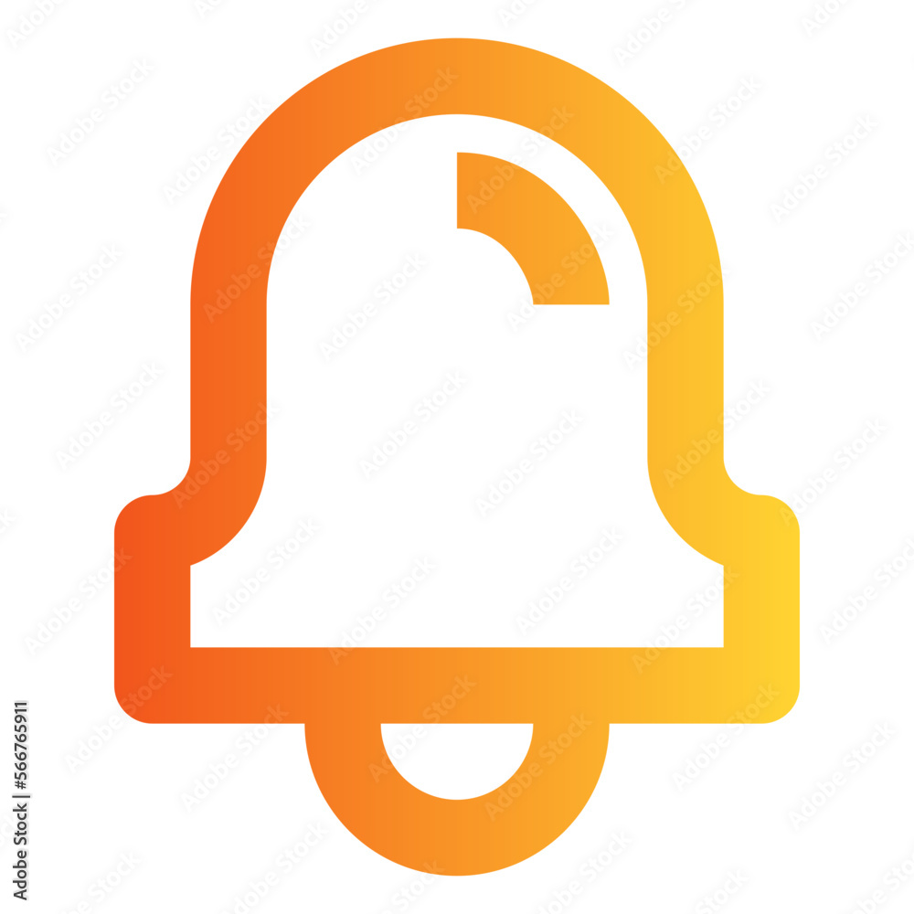 Bell gradient icon