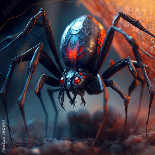Fictional Scary Spider © Robert