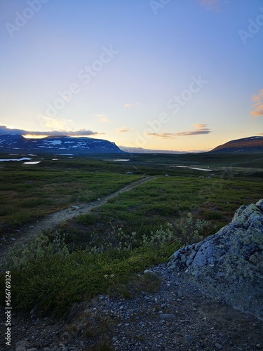 Nordic mountain range