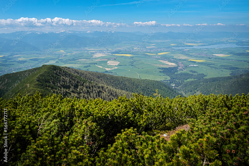 Low Tatras and Liptov basin, Slovakia