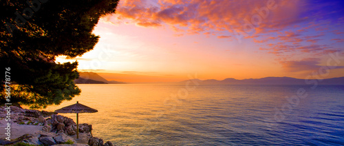 Fototapeta Naklejka Na Ścianę i Meble -  Drvenik - croatian resort, Makarska riviera, Dalmatia, Europe...exclusive - this image is sold only on Adobe stock