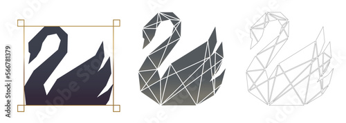 geometric swan 