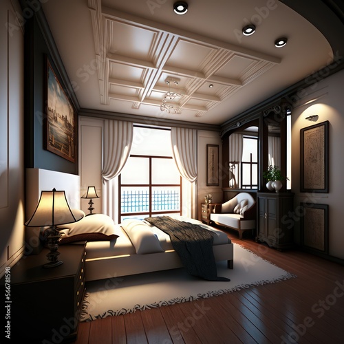 Luxury Bedroom © Imagin8Design