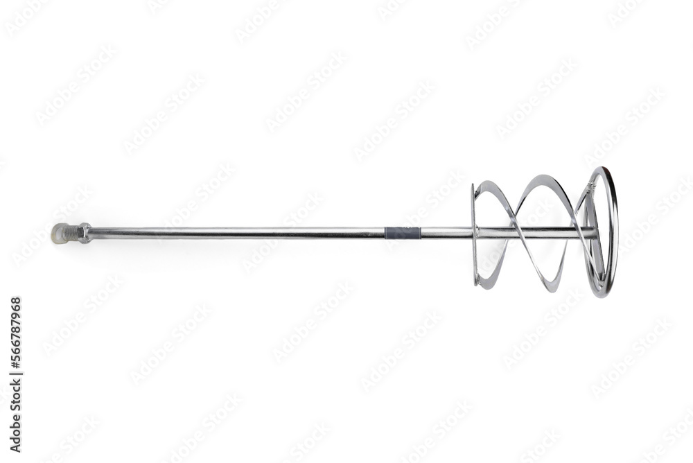 Mixer for electric drill isolated on white background. Mixer for electric drill isolated on white background.