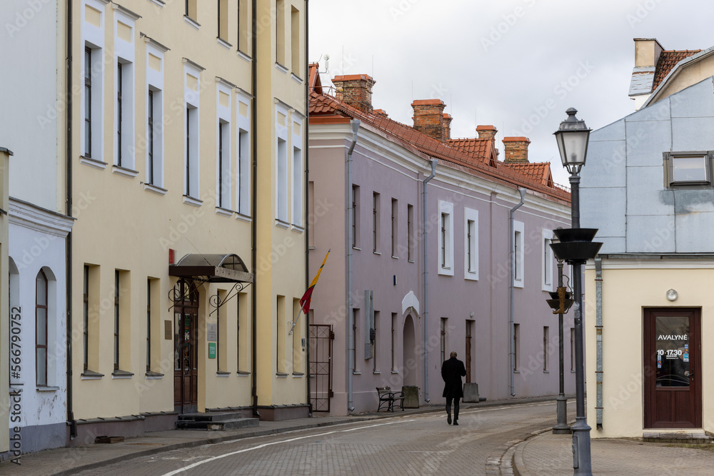 A small town in the middle of Lithuania with a beautiful old town