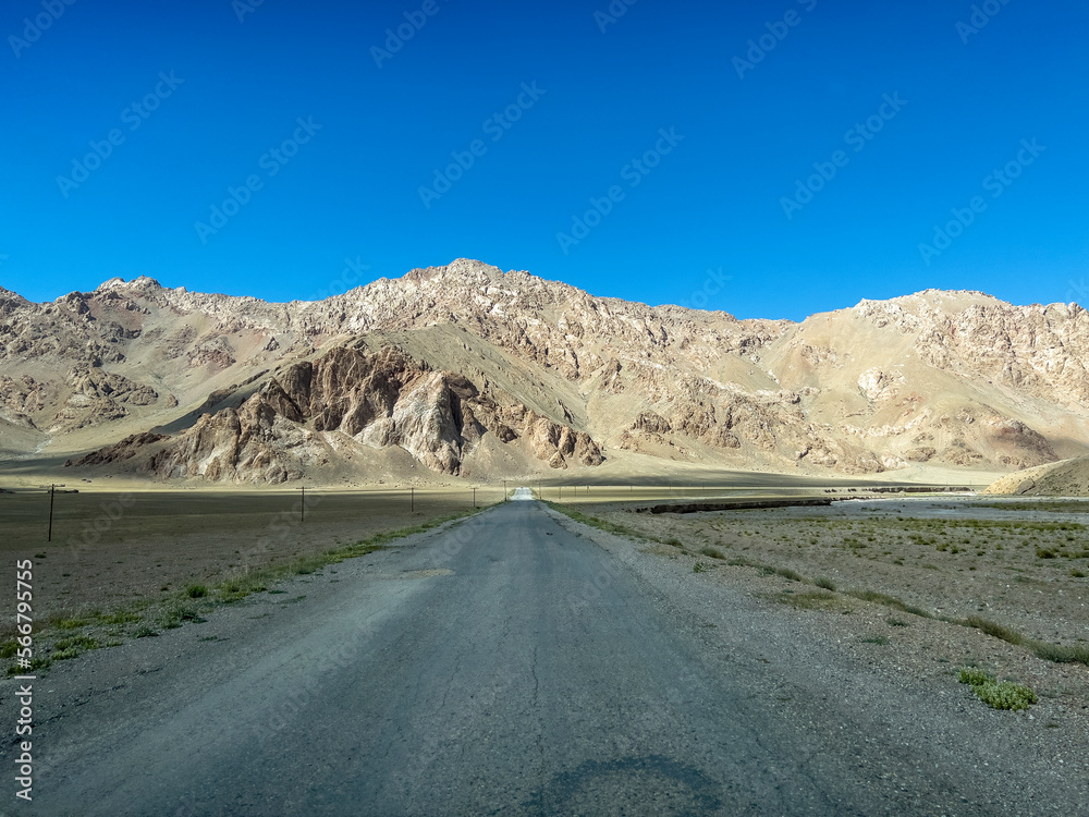 The road towards Badakhshan region.