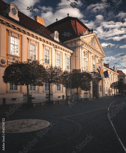 City Hall on the main square of Szekesfehervar, Hungary