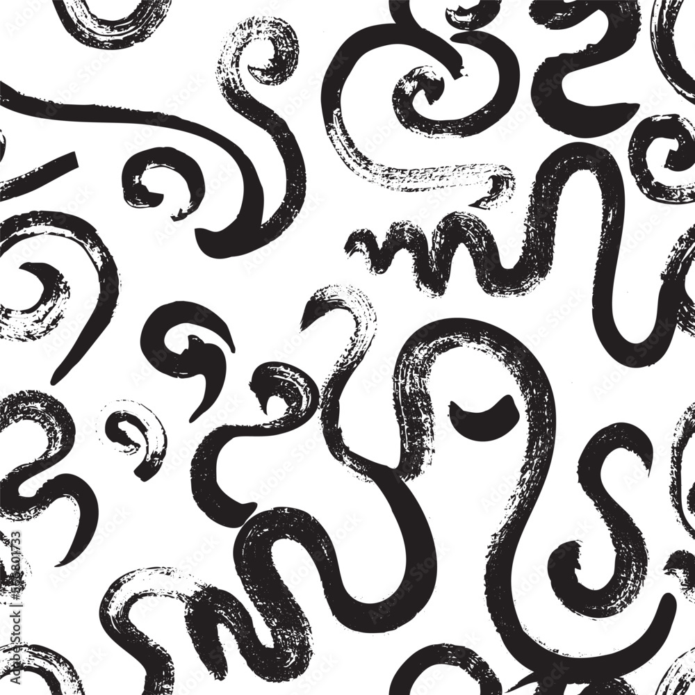 Hand drawn chaotic lines Hand drawn chaotic lines