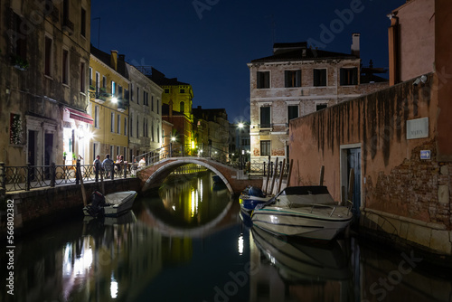 Street lights of Italian cities at night