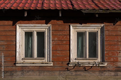 Fototapeta Naklejka Na Ścianę i Meble -  Streets of a small Baltic city on a sunny day
