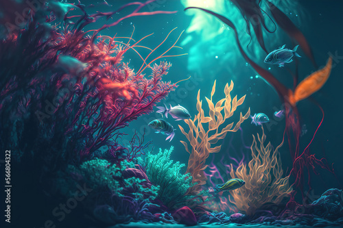 Underwater fauna 