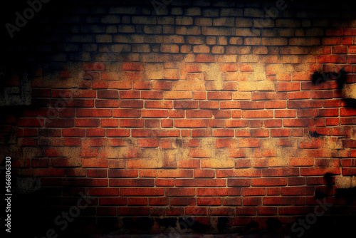 Old and worn brick wall