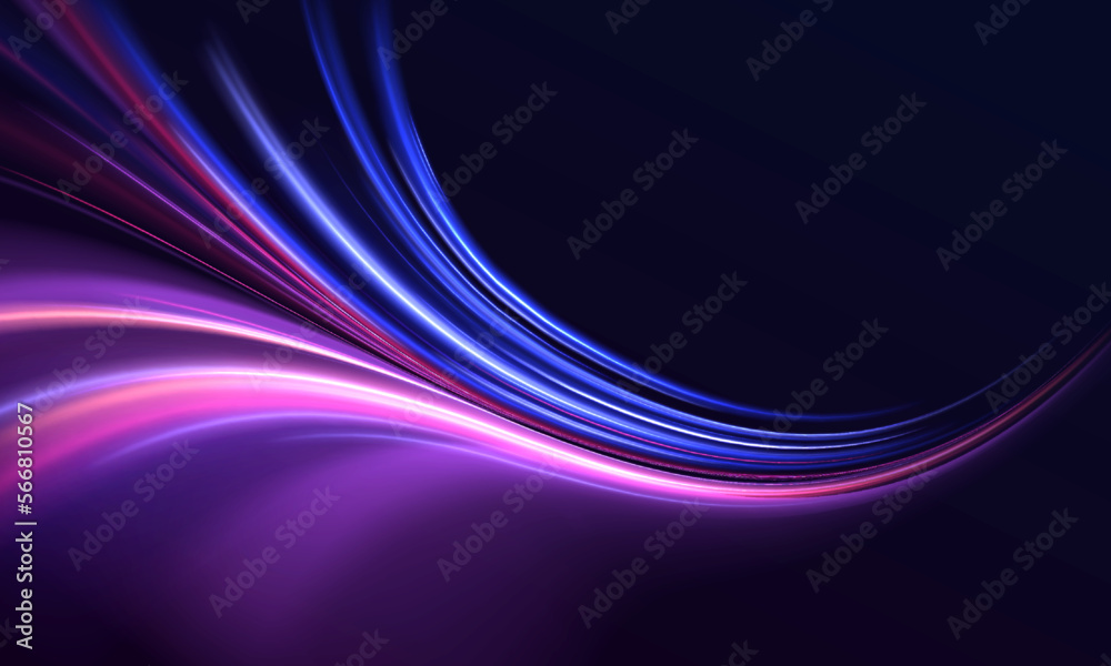 Fotografie High-speed light trails effect