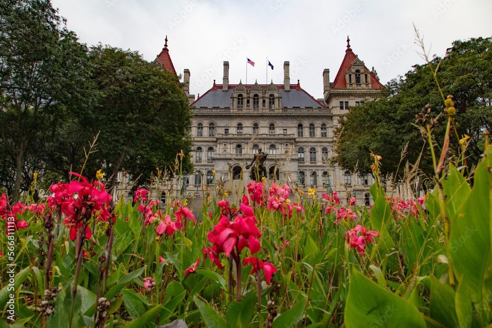 Obraz premium New York state capitol building in Albany, New York