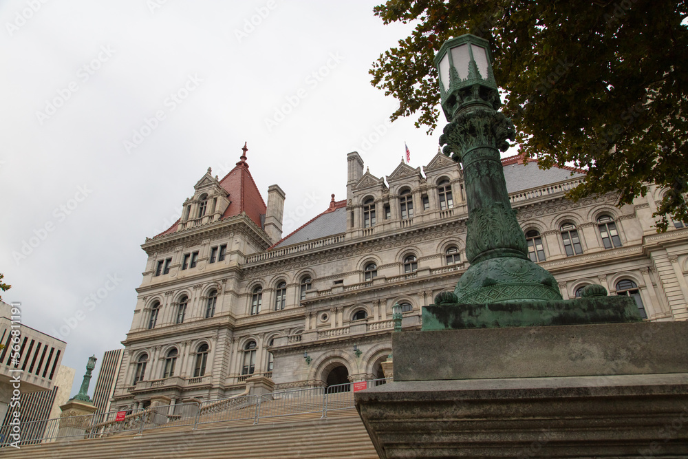 New York state capitol building in Albany, New York
