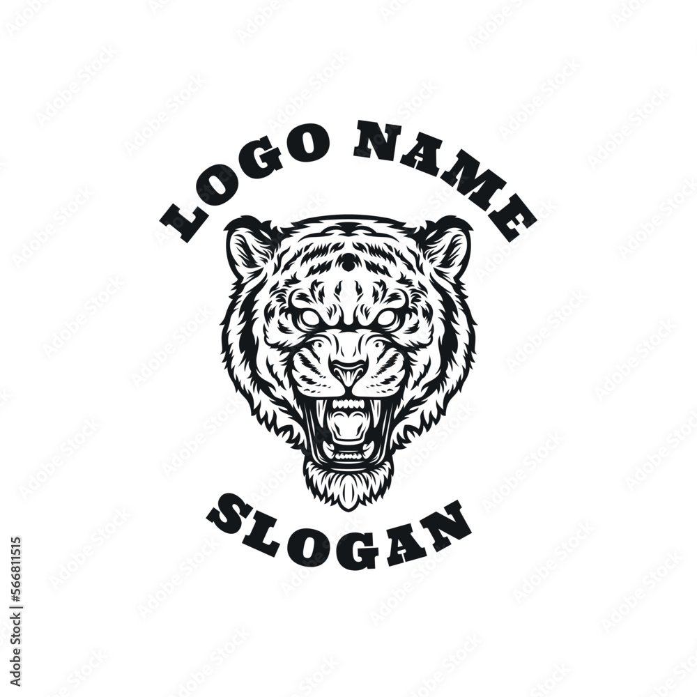 Tiger Graphic Logo Design