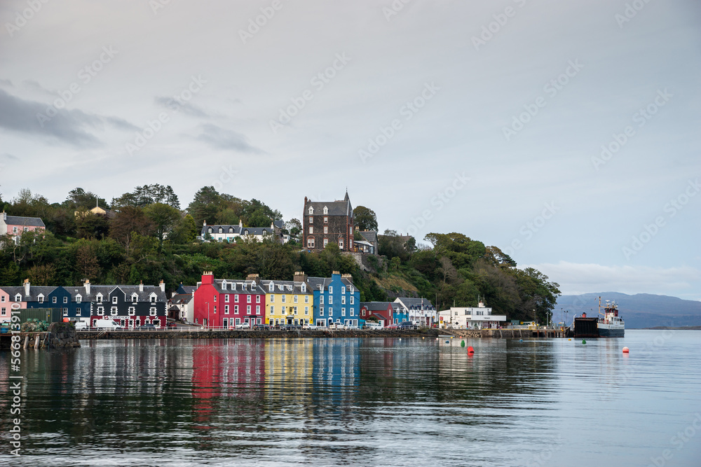 Harbour of Tobermory isle of Mull Scotland Harbour of Tobermory isle of Mull Scotland