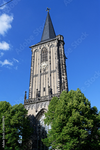 the romanesque basilica and catholic parish church of st. severin in the Südstadt district of cologne photo