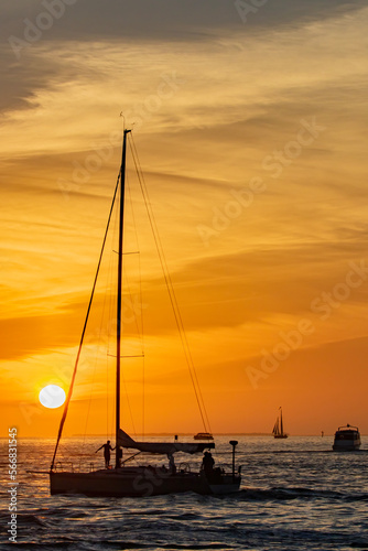 "Sailing At Sunset"