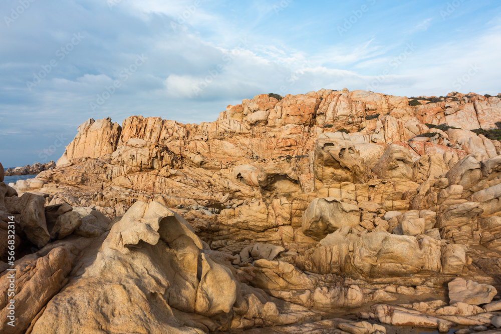 Summer Mediterranean landscapes around Sardinia