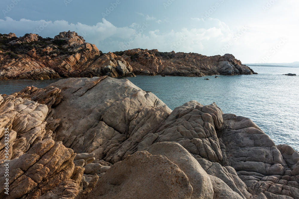 Summer Mediterranean landscapes around Sardinia