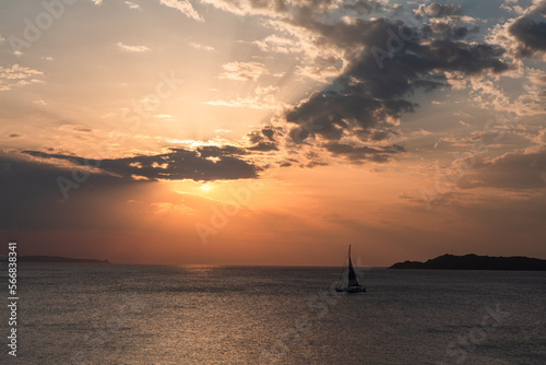 Summer Mediterranean landscapes around Sardinia