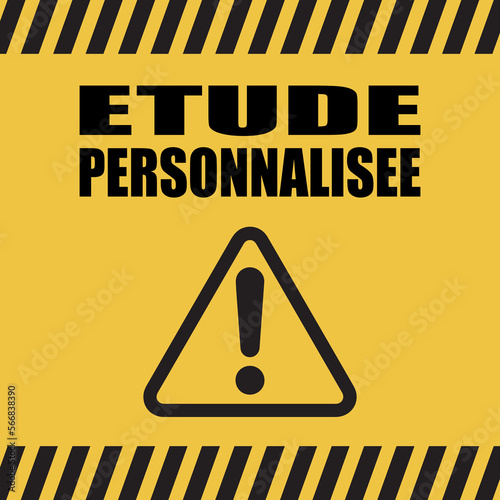 Logo étude personnalisée.