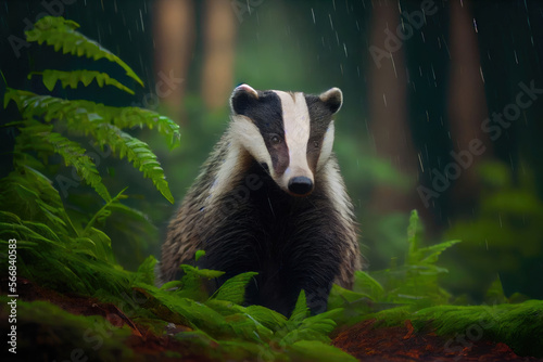 a picture of a badger © StockMedia