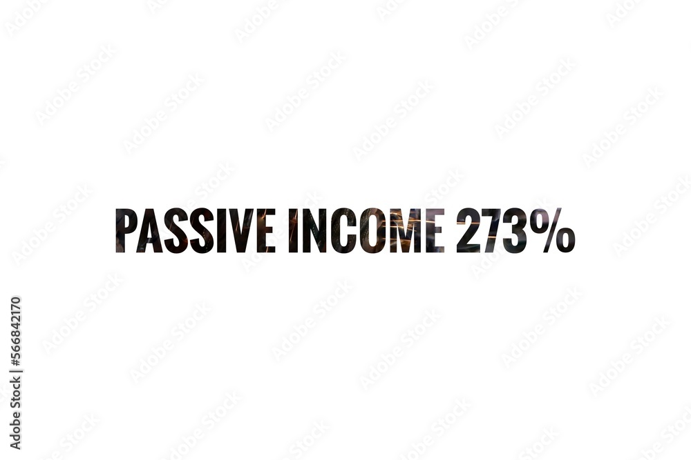 Passive Income Business Sign Illustration Design