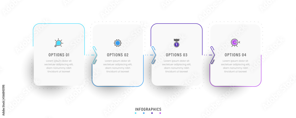 Vector Infographic label design template with icons and 4 options or steps. Can be used for process diagram, presentations, workflow layout, banner, flow chart, info graph. Vector Infographic label design template with icons and 4 options or steps. Can be used for process diagram, presentations, workflow layout, banner, flow chart, info graph.