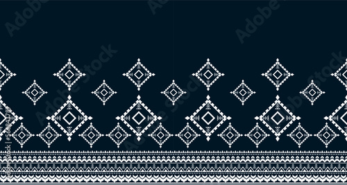 Ethnic geometric folklore ornament concept. Ethnic vector textile. Seamless ethnic pattern. Seamless abstract geometric pattern. Design for wallpaper,carpet, wrapping,cover,fabric,clothing