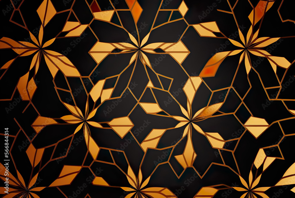 creative, abstract, pattern, sophisticated, gold