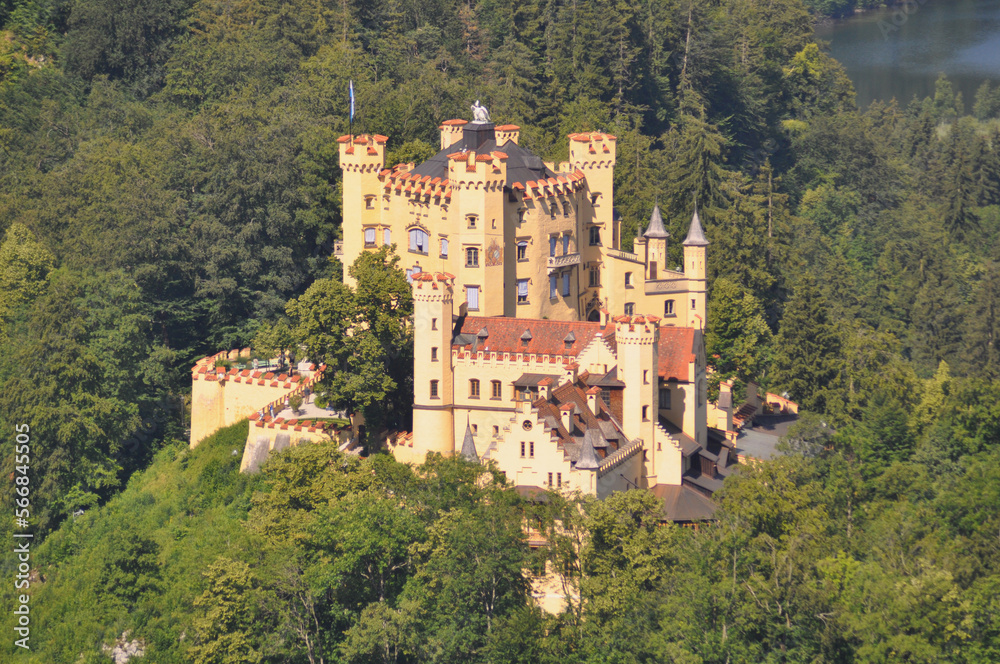 Vie of castle Hohenschwangau