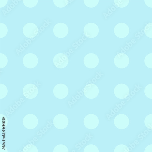 Blue dot pattern on blue background.