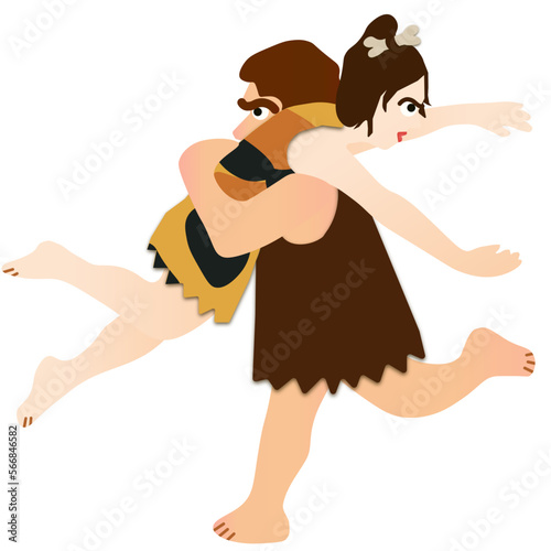 Cave People Illustration 