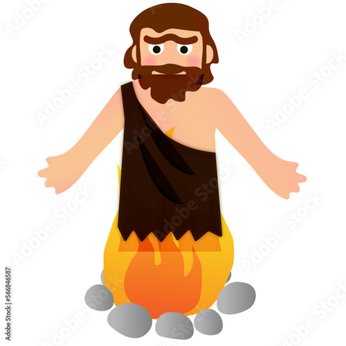 Cave People Illustration 