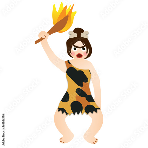 Cave People Illustration 